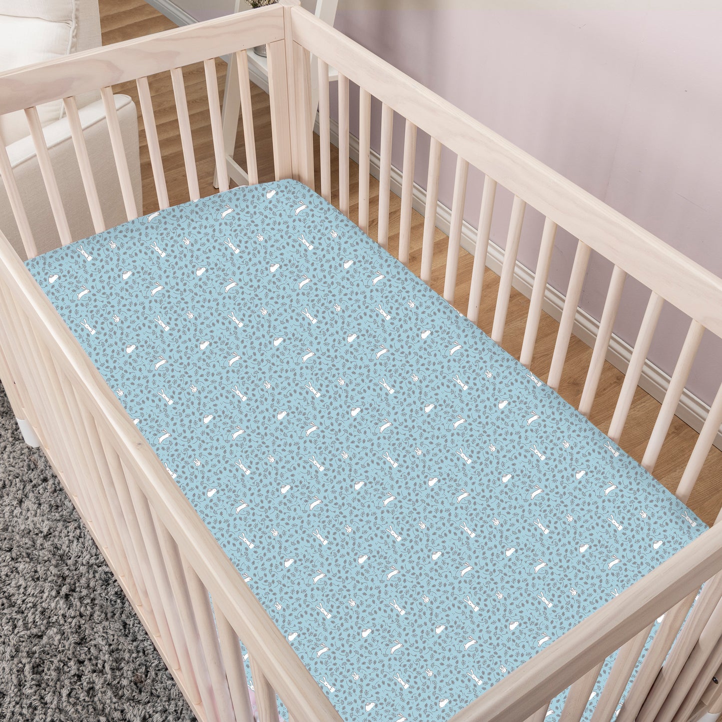 Cottontail Friends 4 Piece Crib Bedding Set by Sammy & Lou