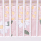 Lemon Floral 4 Piece Crib Bedding Set