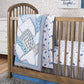 Stylized Image of Big Sky 4 Piece Crib Bedding Set