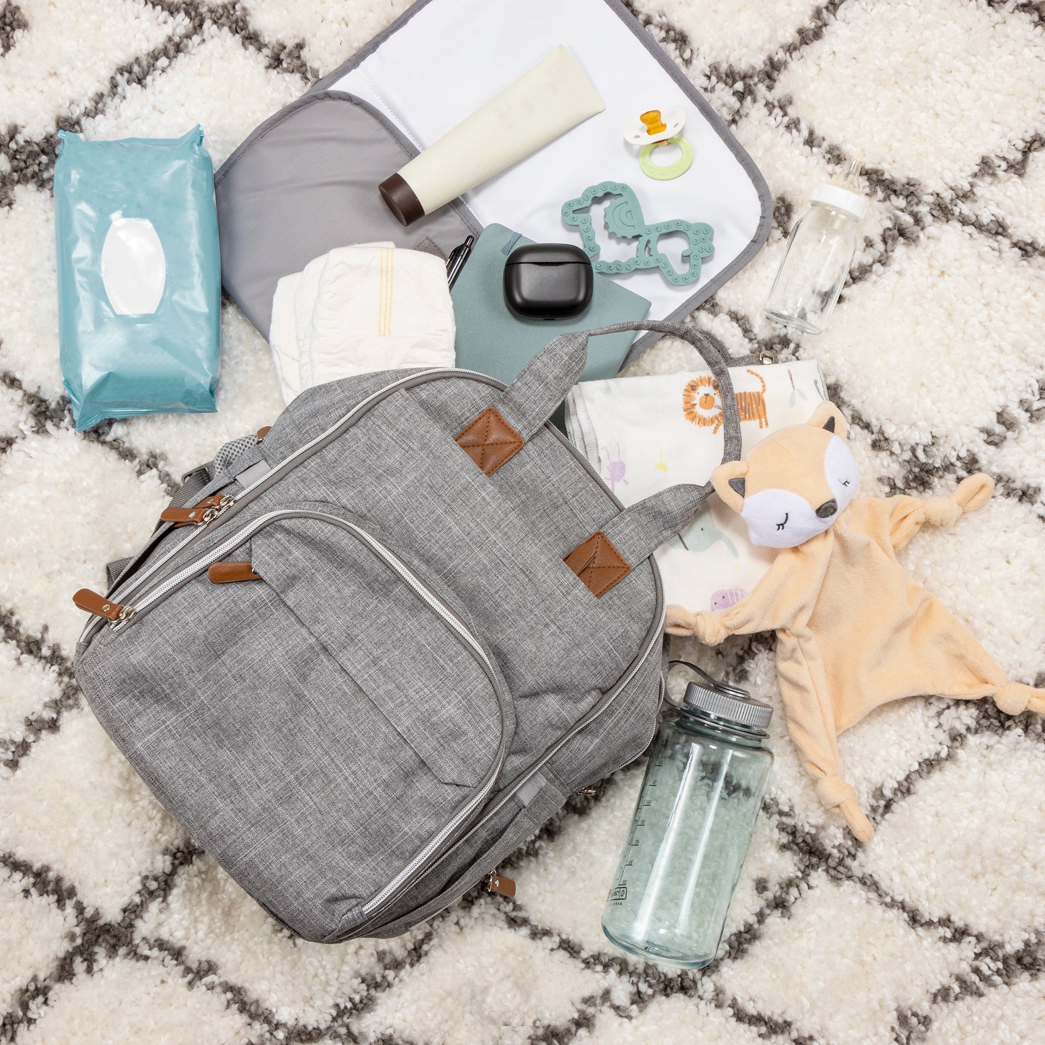 Gray clearance diaper backpack