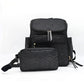 Backpack Diaper Bag with Removable Cross Body Bag - Black