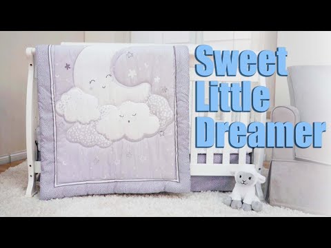 Sweet Little Dreamer 4 Piece Crib Bedding Set by Sammy Lou