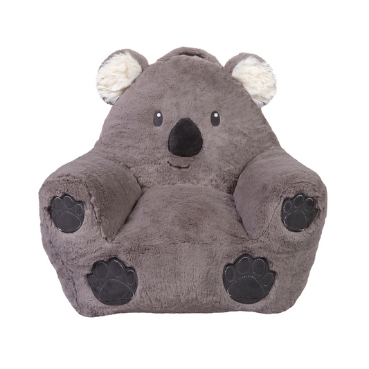 Toddler Koala Plush Character Chair by Cuddo Buddies® - front view
