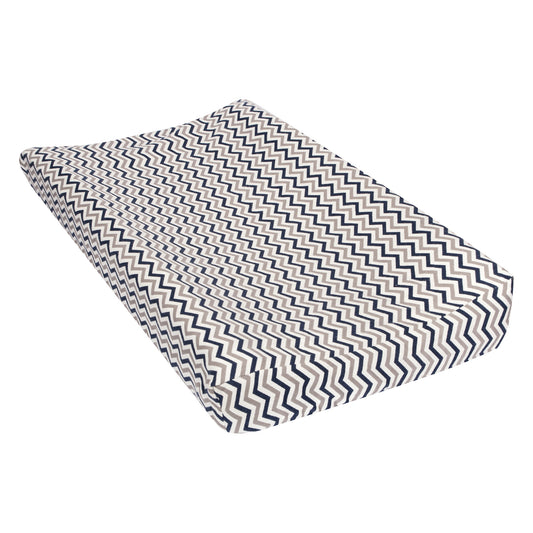 Navy and Gray Chevron Flannel Changing Pad Cover101377$14.99Trend Lab