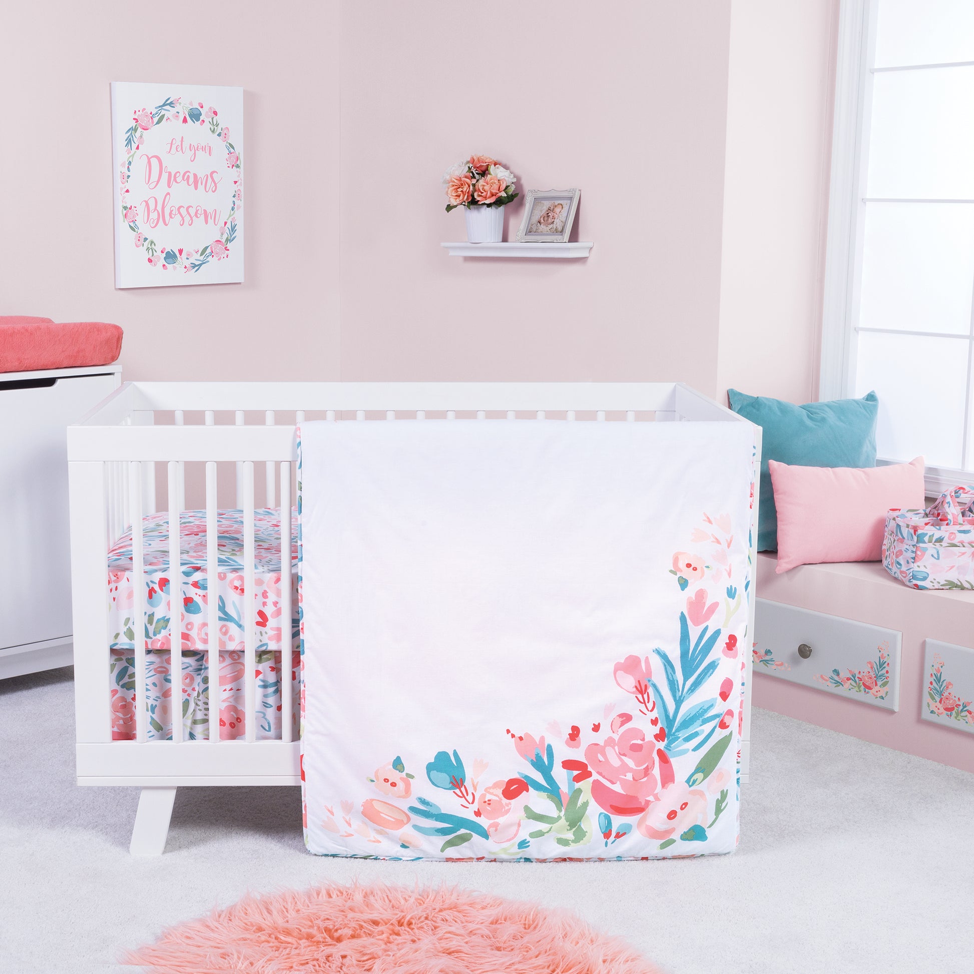 Painterly Floral 3 Piece Crib Bedding Set102354$79.99Trend Lab