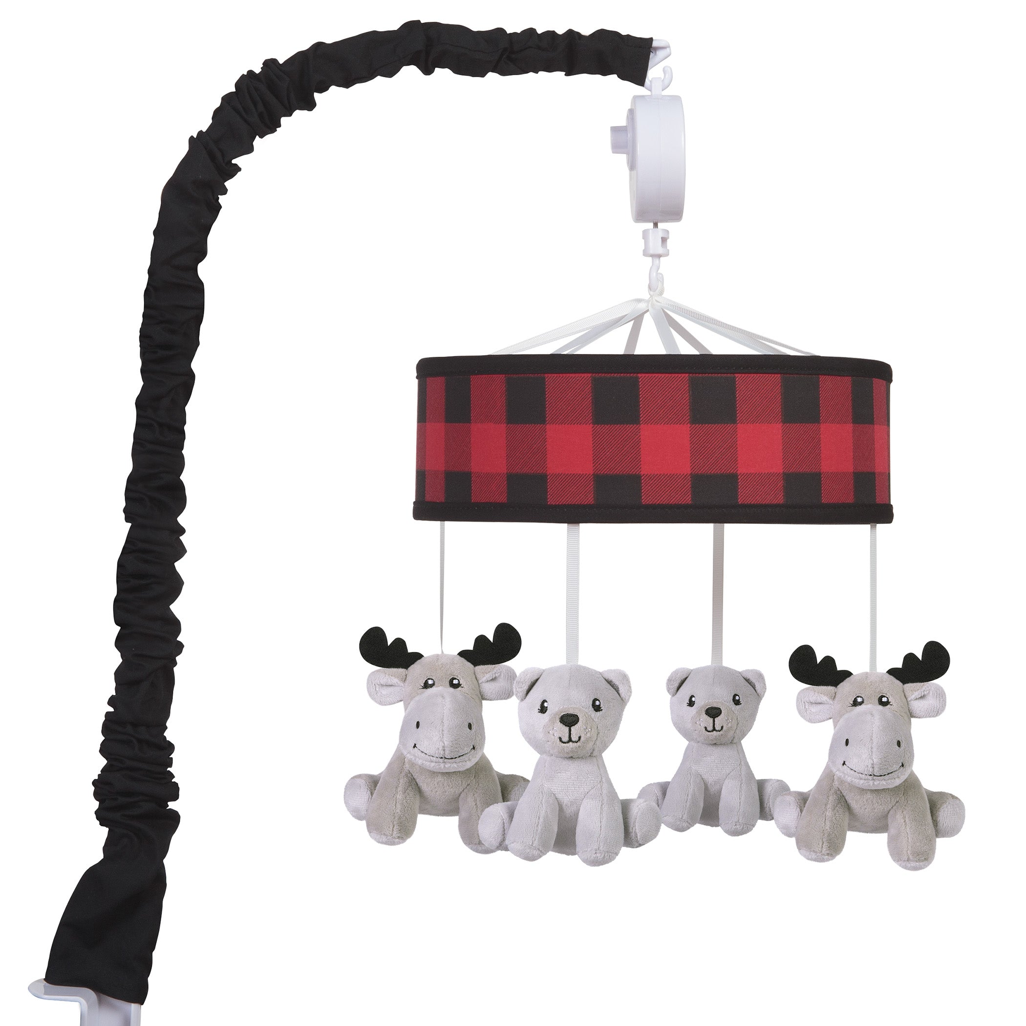 Lumberjack Plaid Musical Crib Mobile