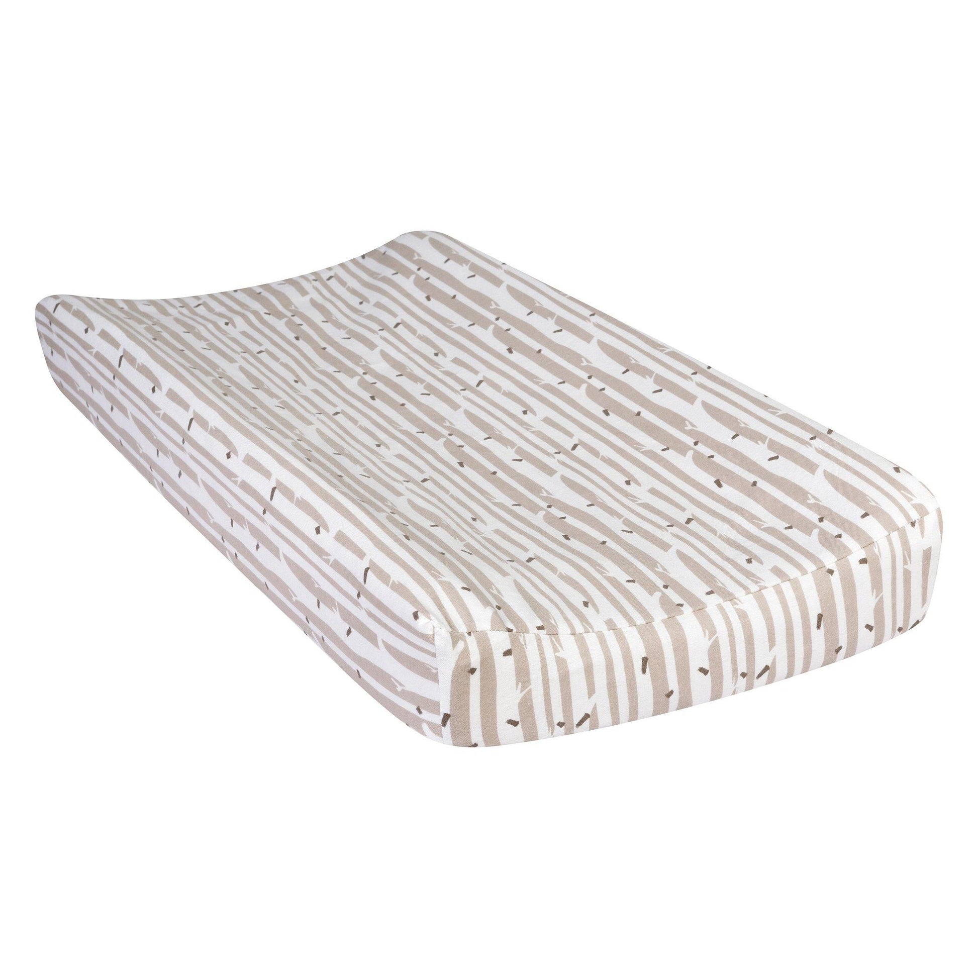 Birch Deluxe Flannel Changing Pad Cover angled image