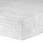 Criss Cross Deluxe Flannel Fitted Crib Sheet - corner view