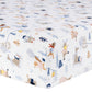Winter Park Deluxe Flannel Fitted Crib Sheet - Corner View