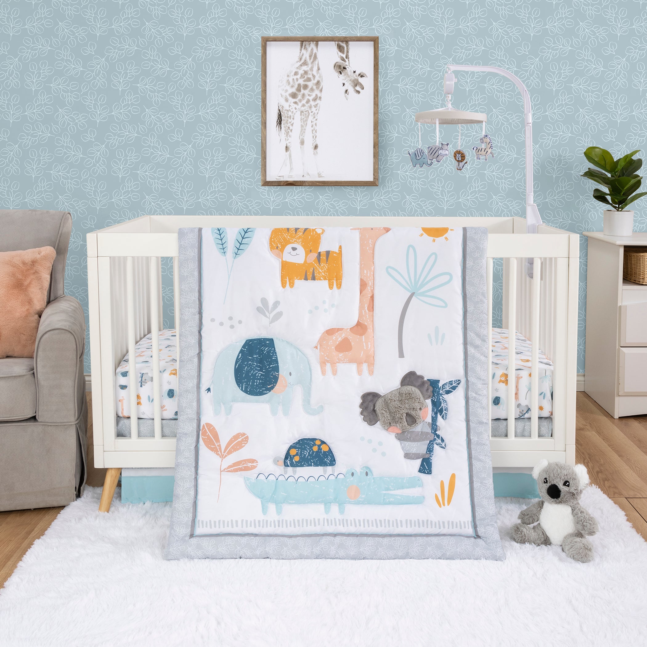 Teal teddy best sale bear bedding