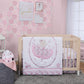 Blooming Ballet 4 Piece Crib Bedding Set - stylized in room by Sammy and Lou
