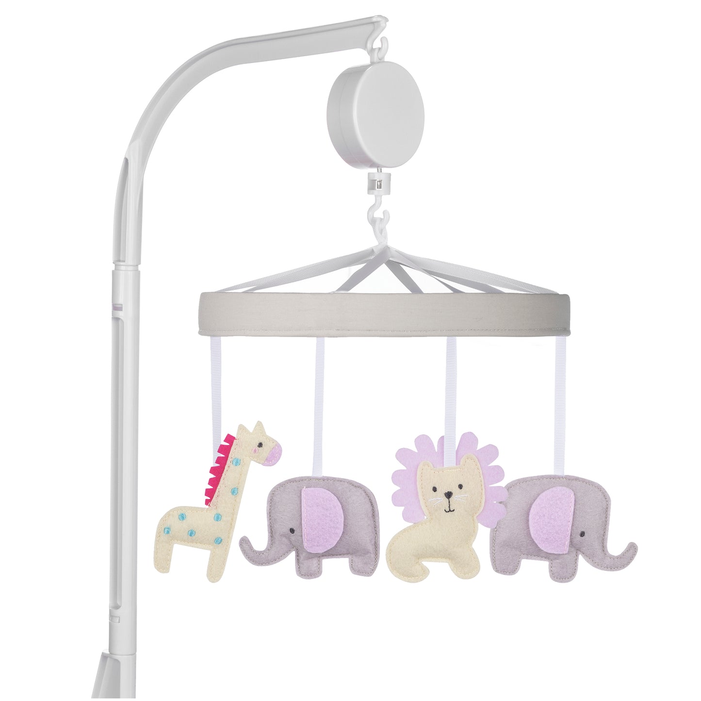 Safari Adventure Pink Musical Crib Baby Mobile by Sammy & Lou®