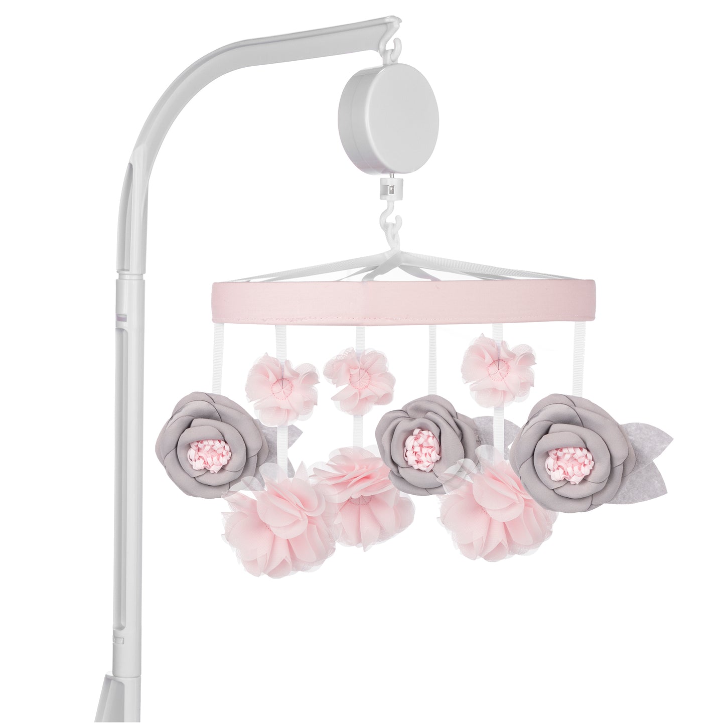 Pink Floral Musical Crib Baby Mobile by Sammy & Lou®