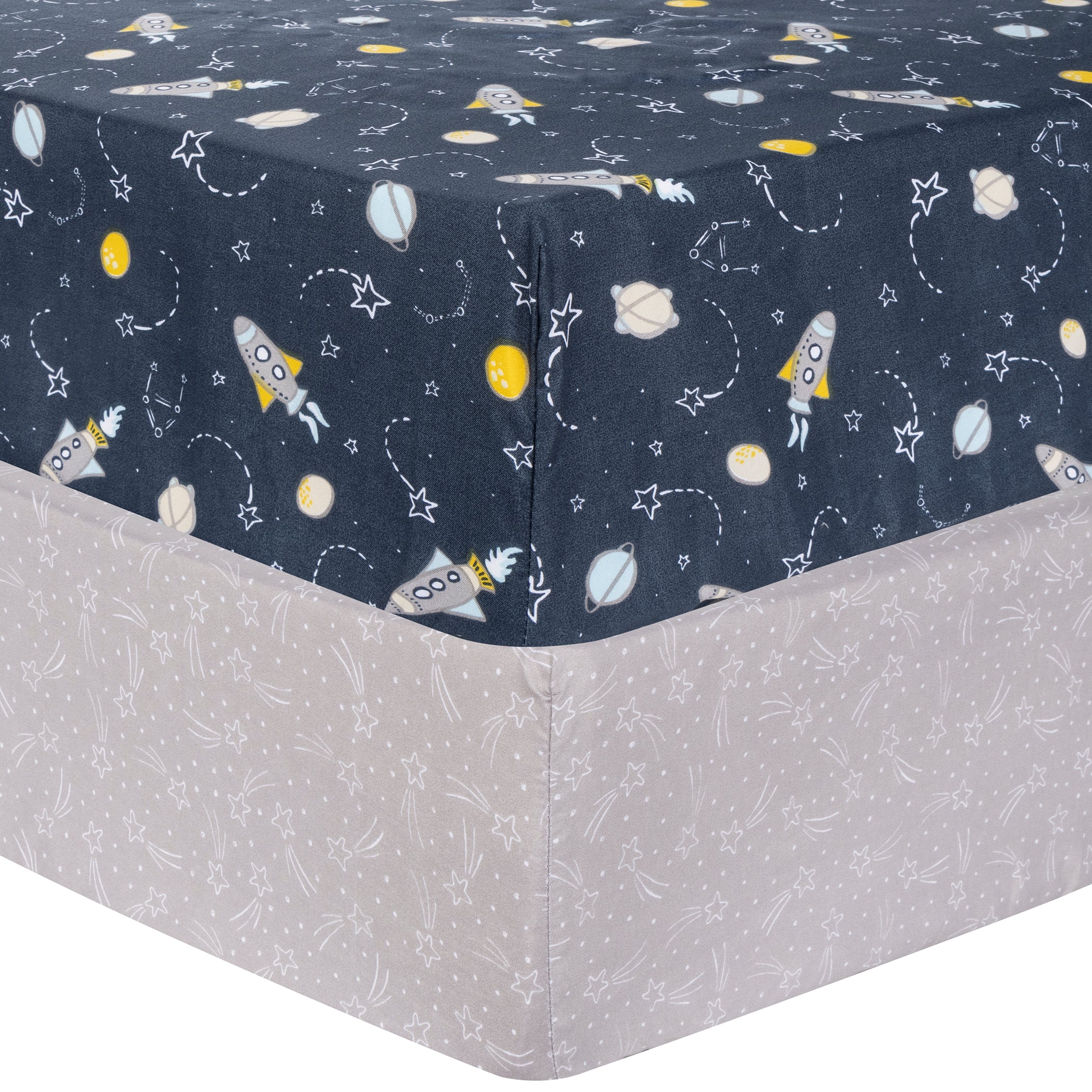 Outer space shop crib sheets