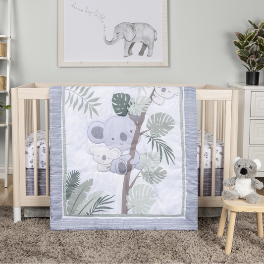 Koala Love Crib Bedding Stylized
